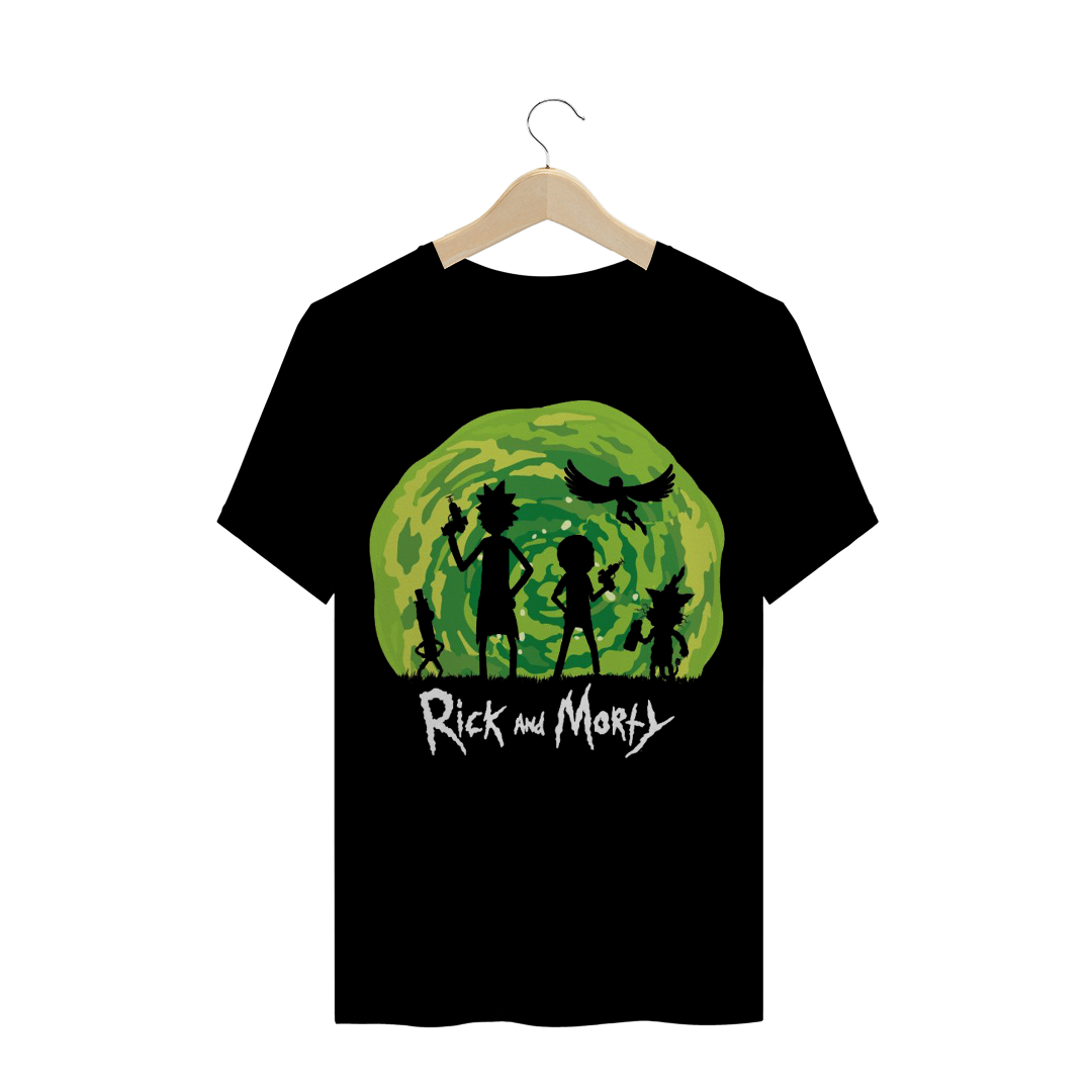 Nome do produto  Camiseta Rick & Morty Black