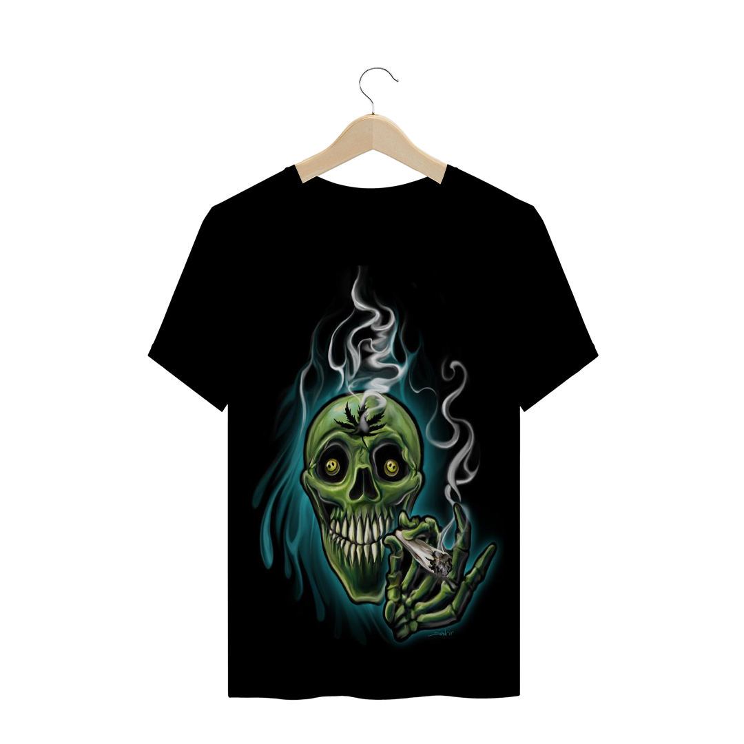 Nome do produto  Camiseta estampa caveira f1