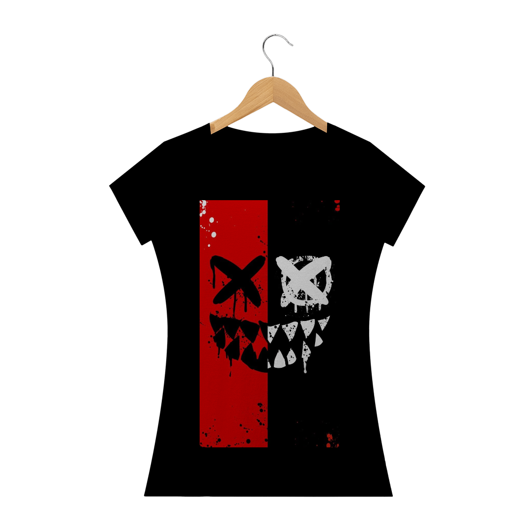 Nome do produto  Camiseta Feminina Dark Smile Baby Long