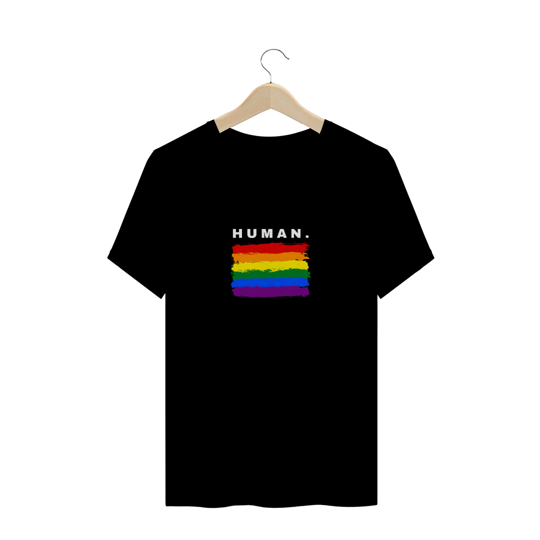 Nome do produto  T-SHIRT - Human Lgbt