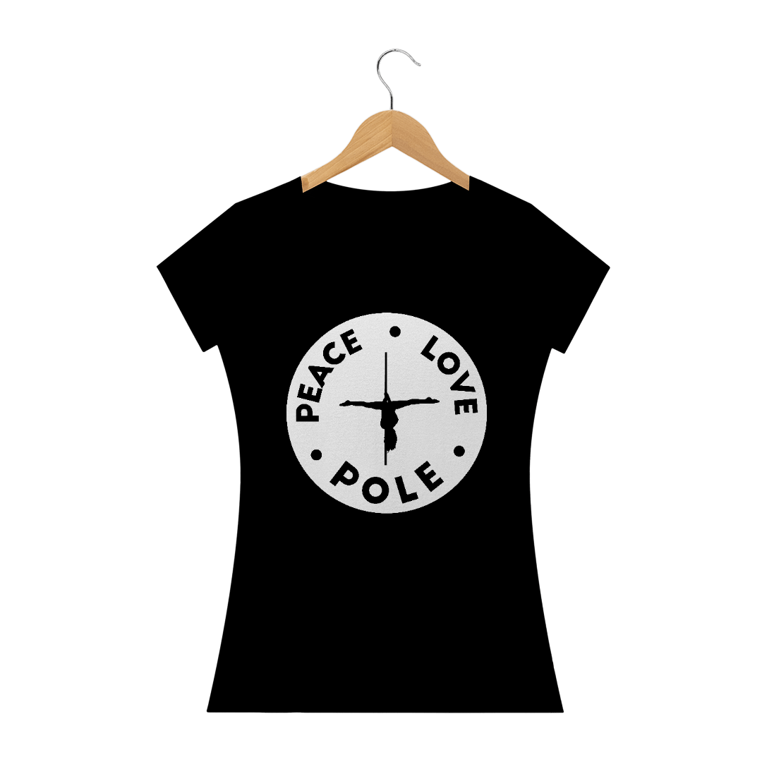 Nome do produto  Camiseta Peace.Love.Pole Baby Long Quality