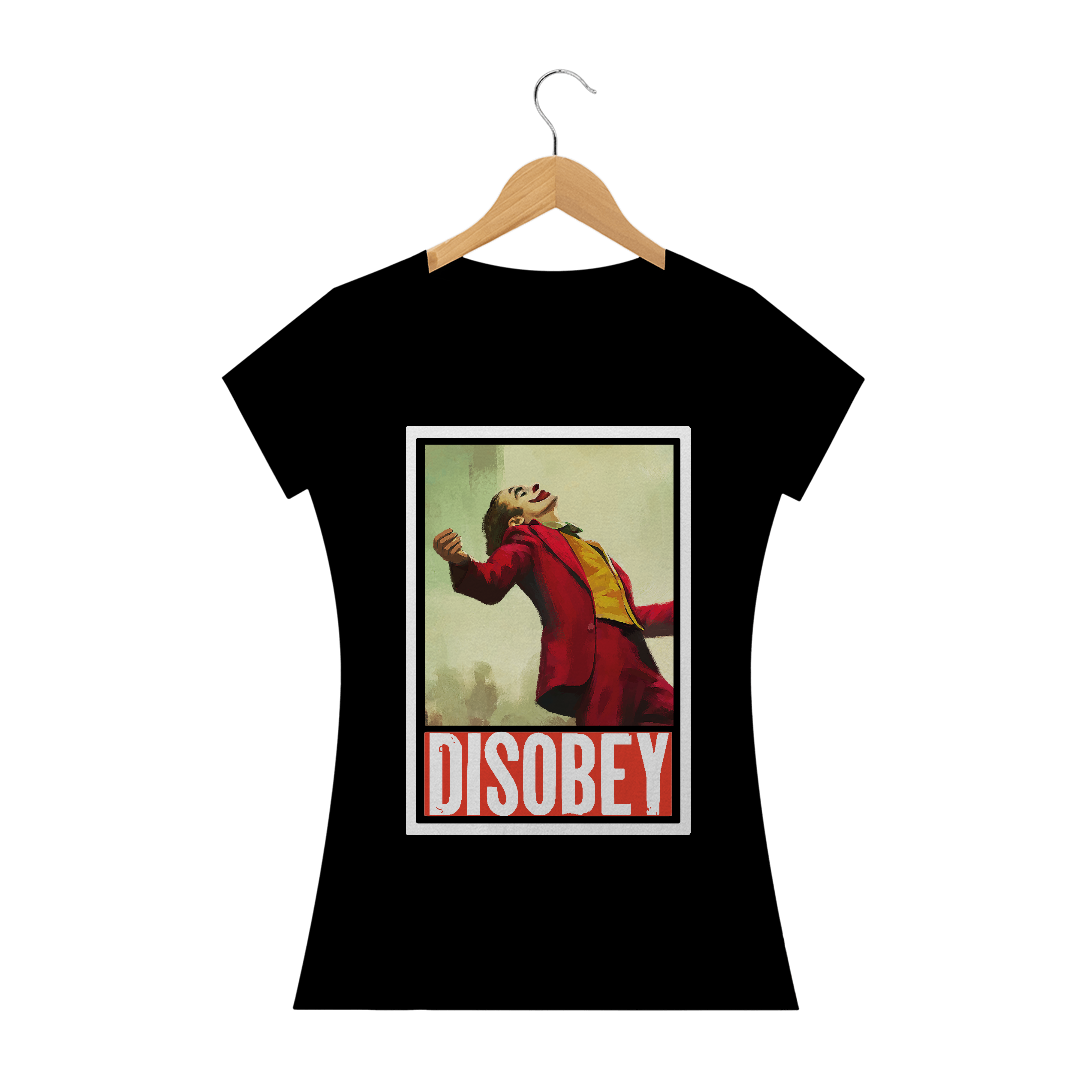 Nome do produto  Disobey - Joker (Baby Long - Preta)