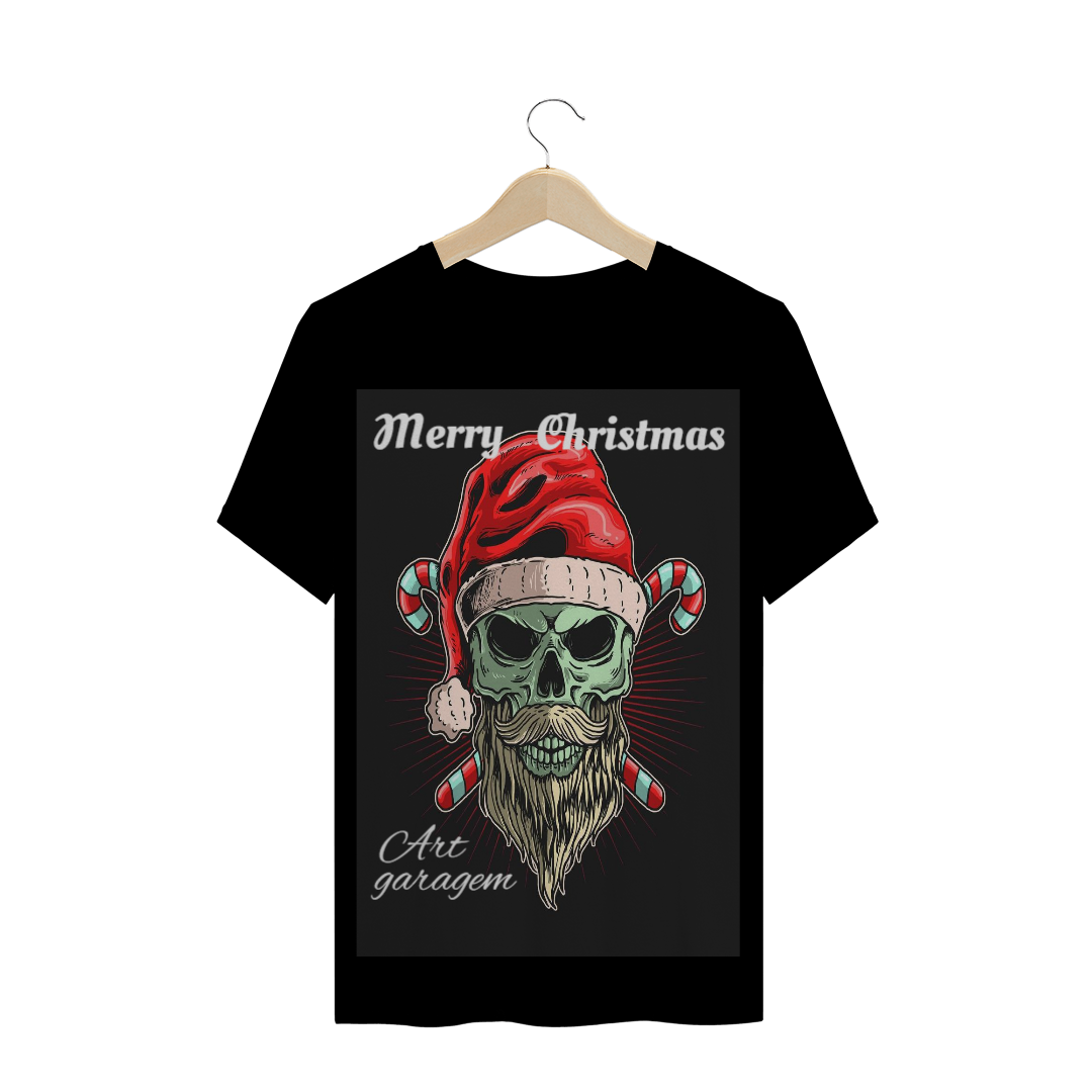 Nome do produto  camiseta papai noel Art Garagem