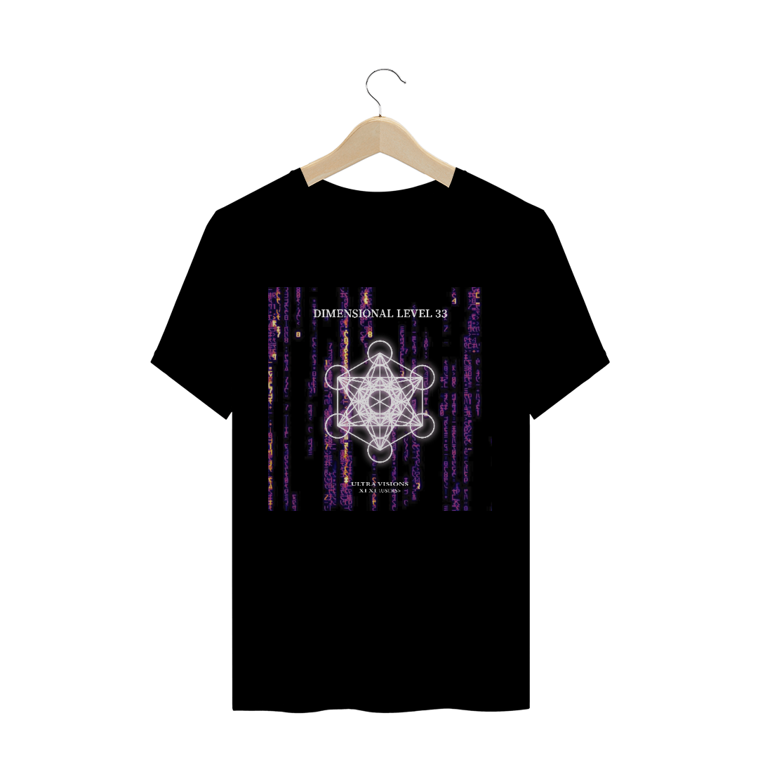 Nome do produto  Camiseta Dimensional Level 33 Cubo de Metatron \users> XI XI