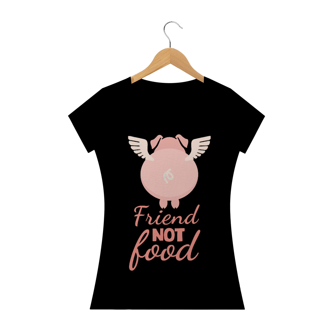 Nome do produto  T-Shirt Porquinho com asas - T-shirt Vegana