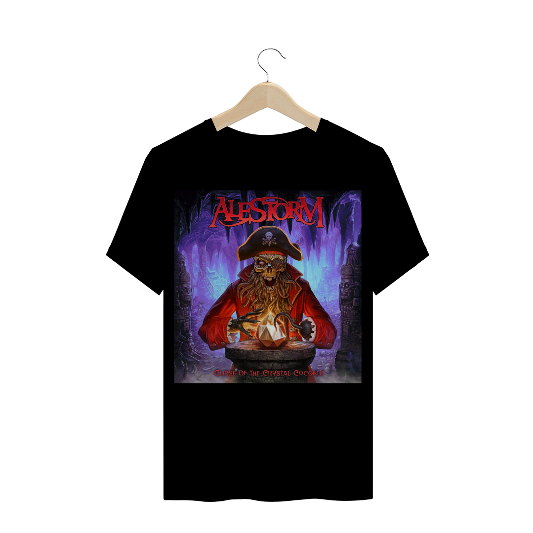 Nome do produto  Camiseta Alestorm Curse of the Crystal Coconut