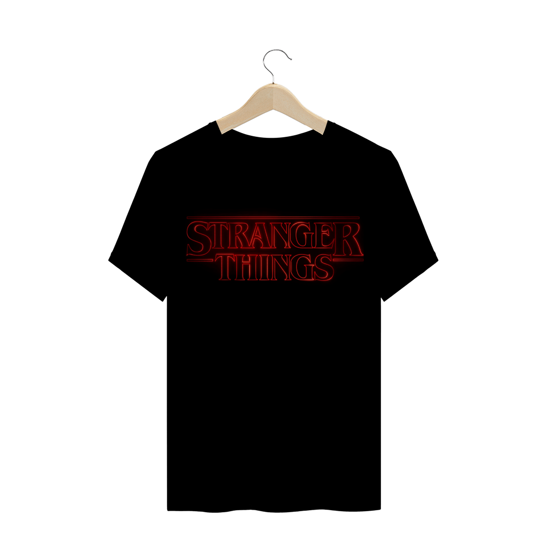 Nome do produto  Camisa stranger things preta com logo