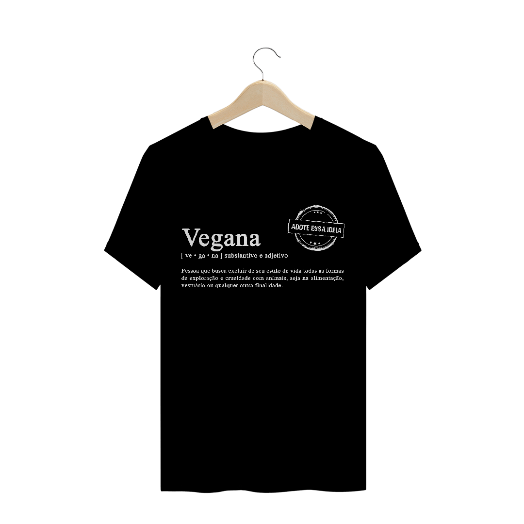 Nome do produto  Blusa Vegana - definição