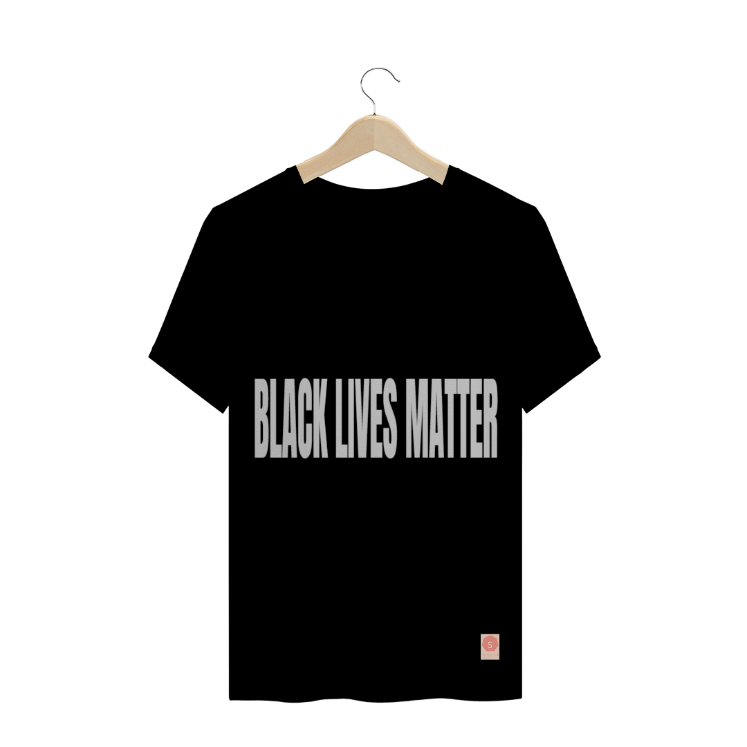 Nome do produto  T-shirt BLACK LIVES MATTER shiny