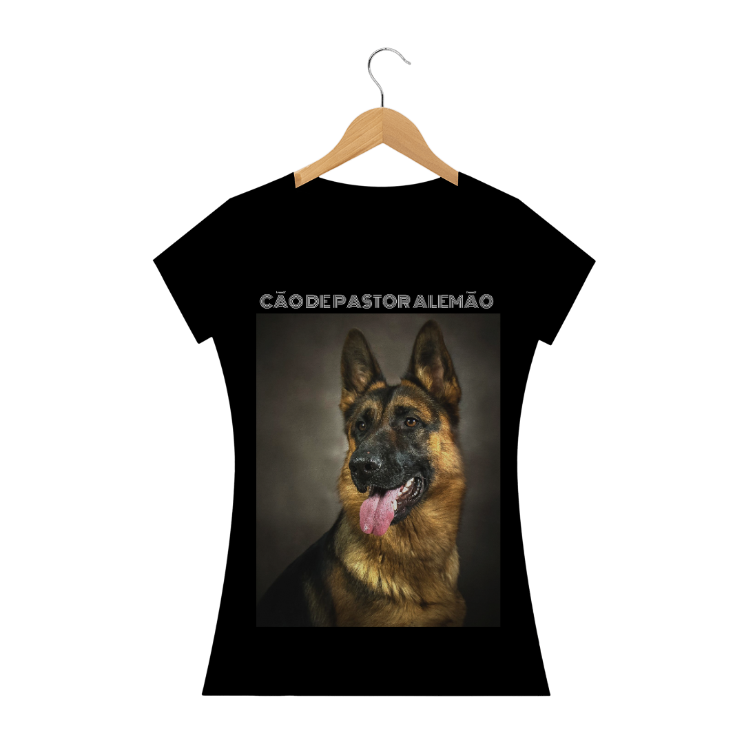 Nome do produto  Camiseta Feminina Prime Pastor Alemão K9 Dog - Mod. 03