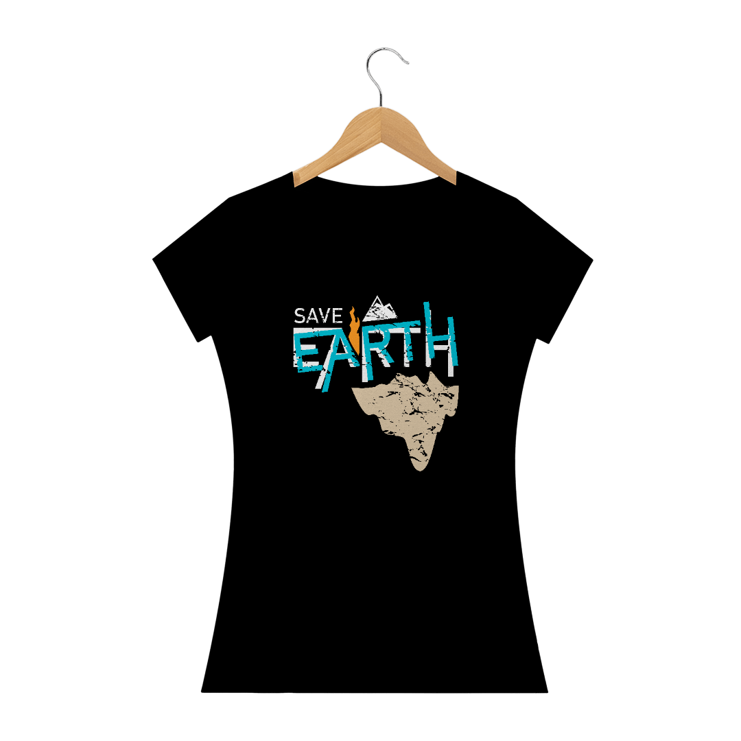 Nome do produto  CAMISETA BABYLOOK SAVE THE EARTH