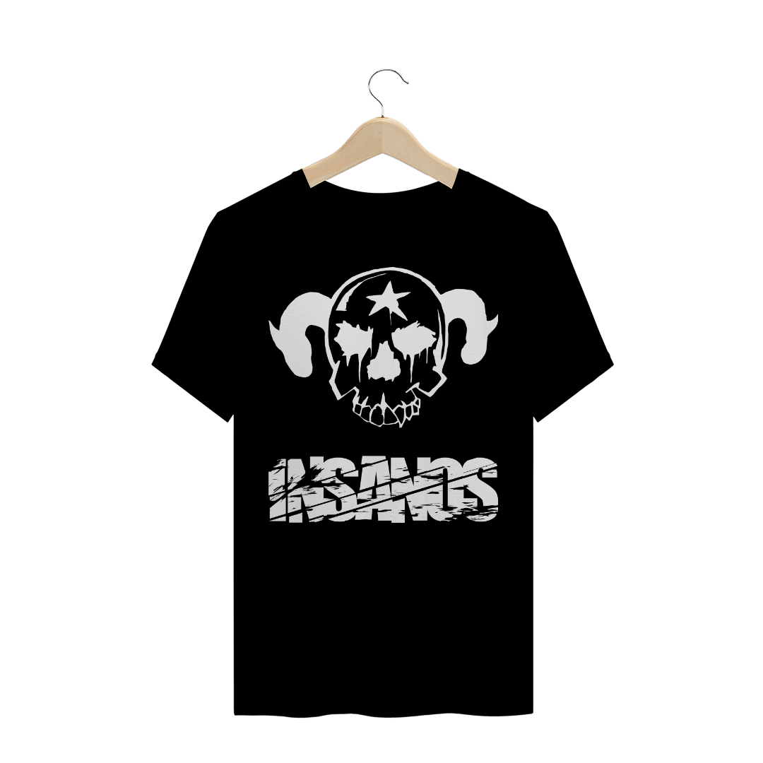 Nome do produto  Camiseta Prime Insanos Caveira Branca