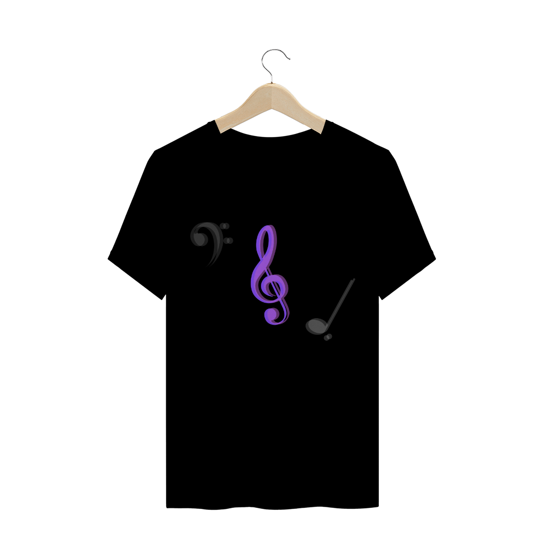 Nome do produto  Camiseta Preta - Music
