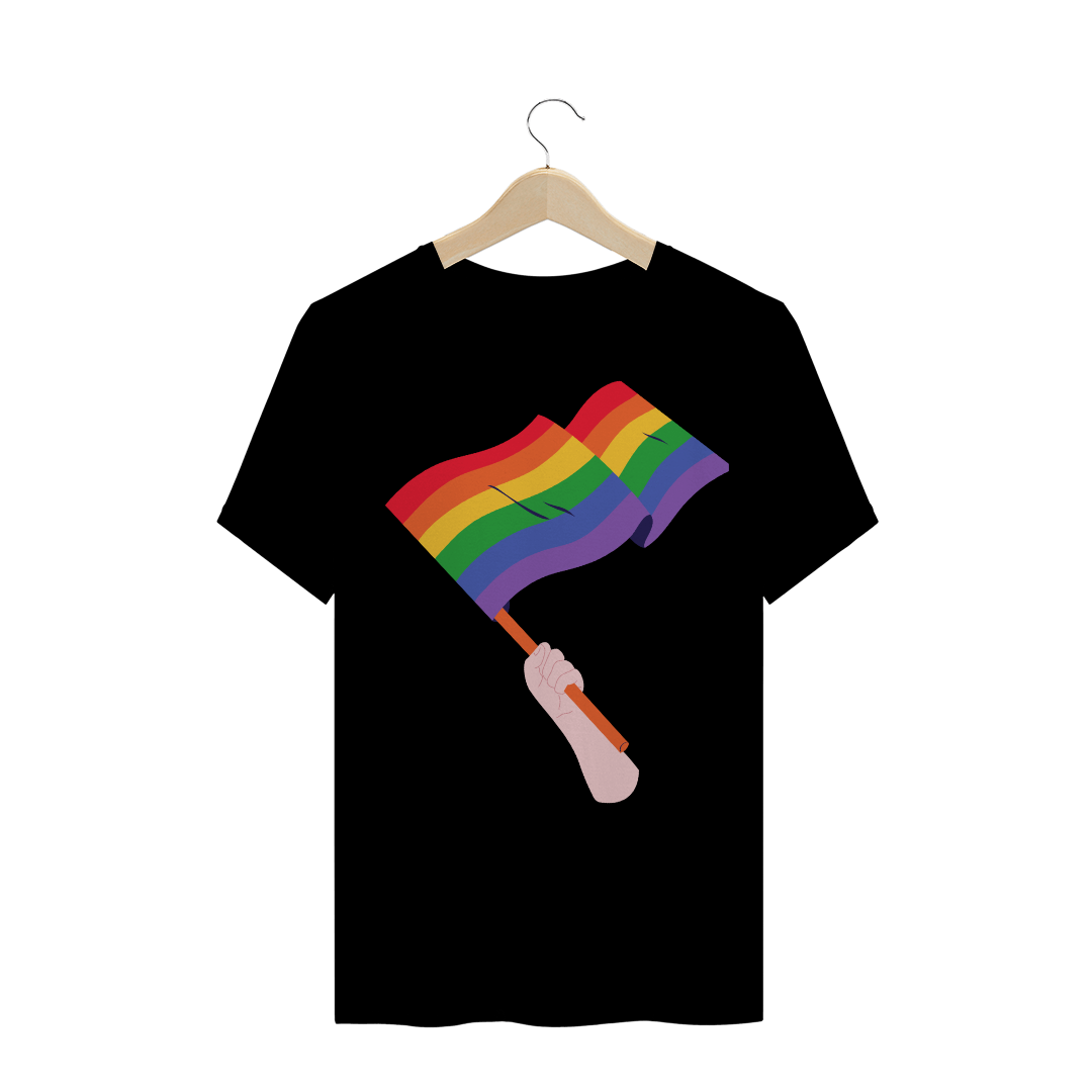 Nome do produto  Camiseta preta - LGBT