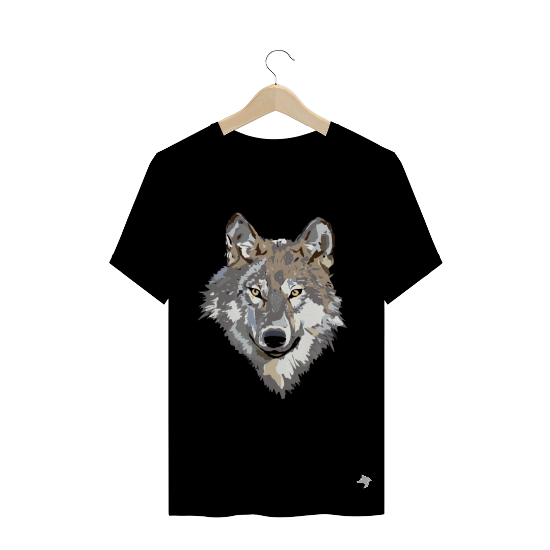 Nome do produto  Camiseta Lobo Vintage Preta