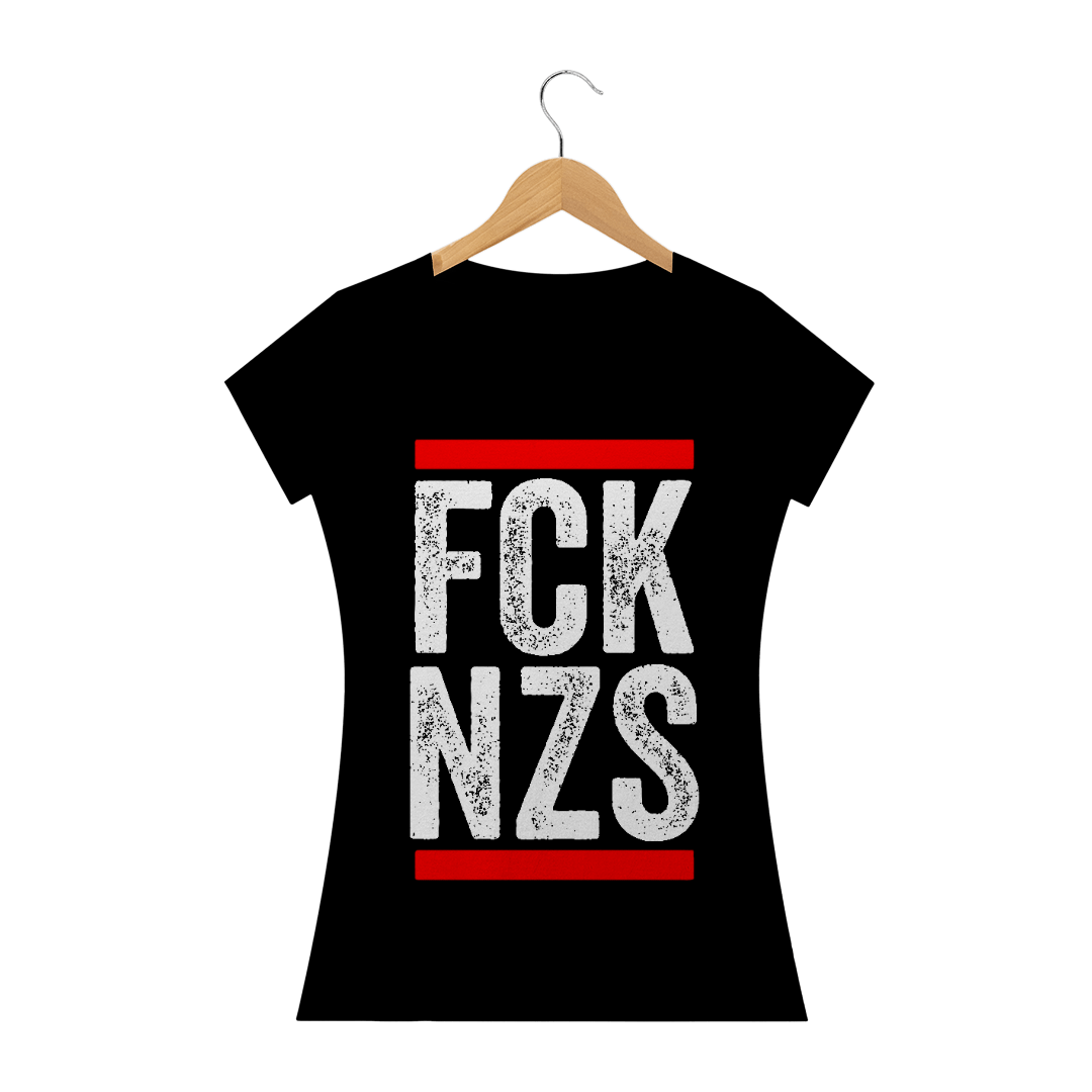 Nome do produto  Baby Look FCK NZS (preta)
