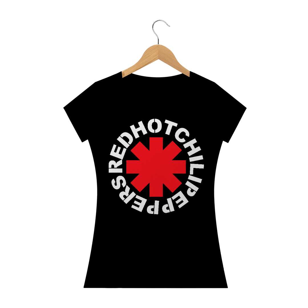 Nome do produto  Camiseta Baby Look Red Hot Chili Peppers