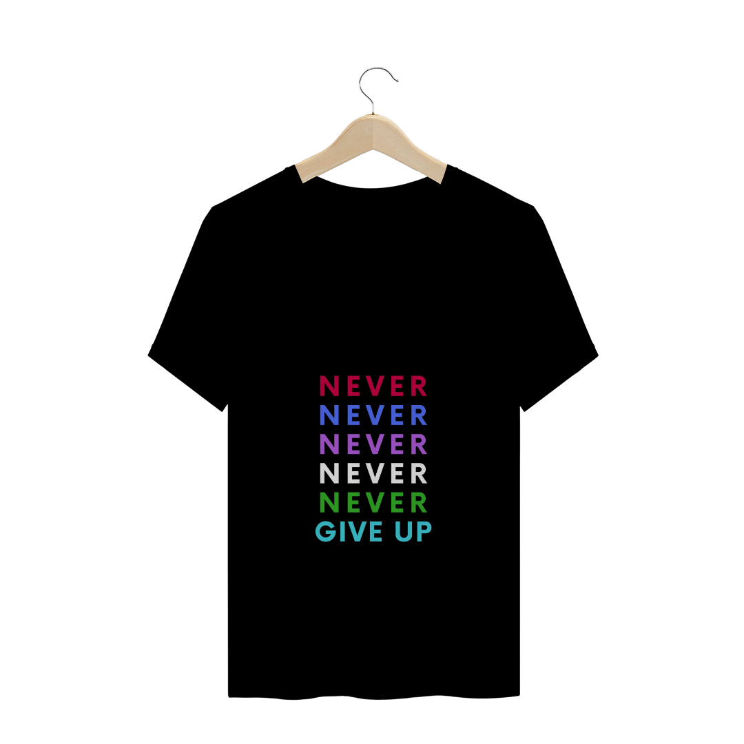 Camisa - Never give up w-trend Black