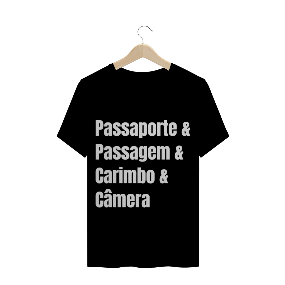 Nome do produto  Camiseta Passaporte & Mais Cores