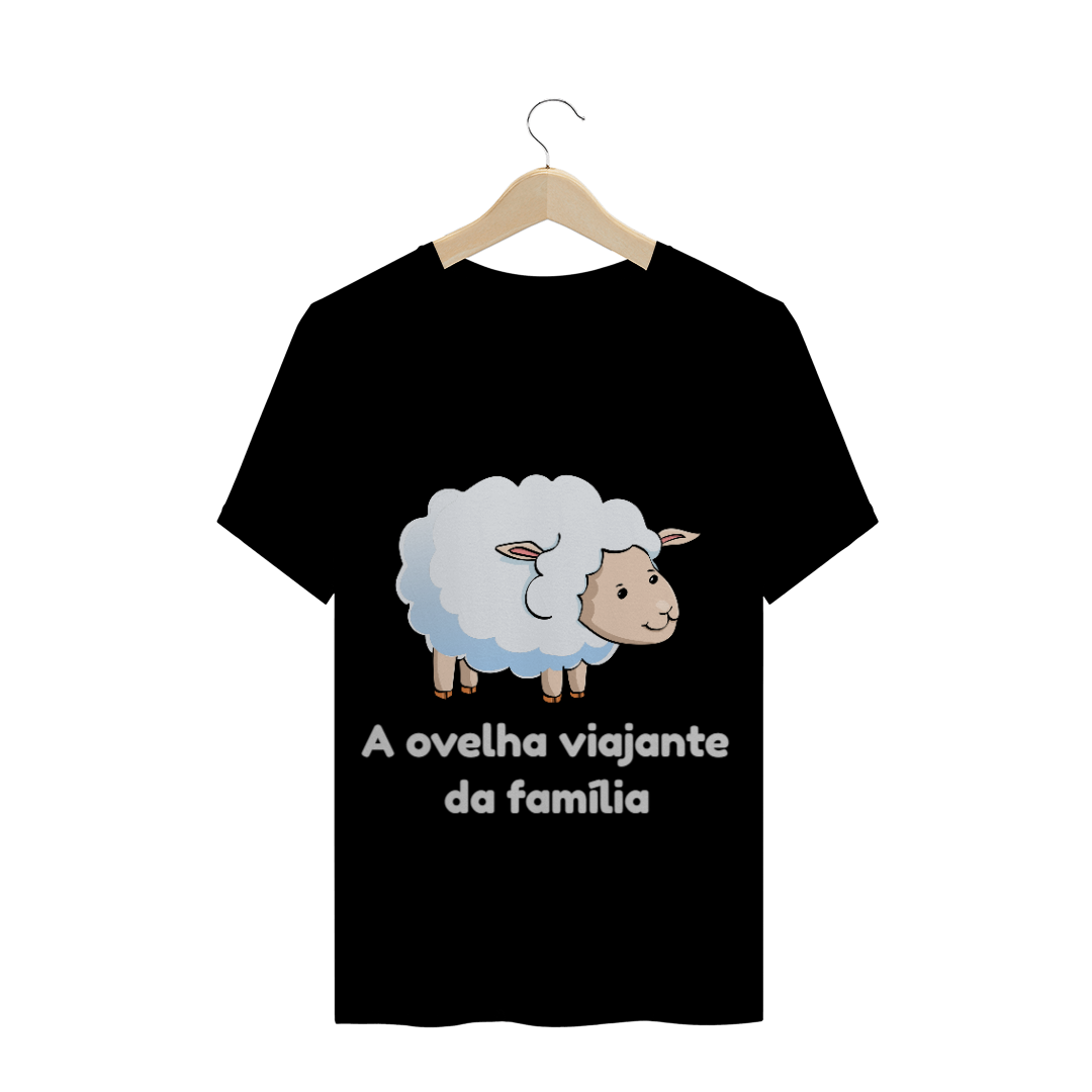 Nome do produto  Camiseta Ovelha Viajante