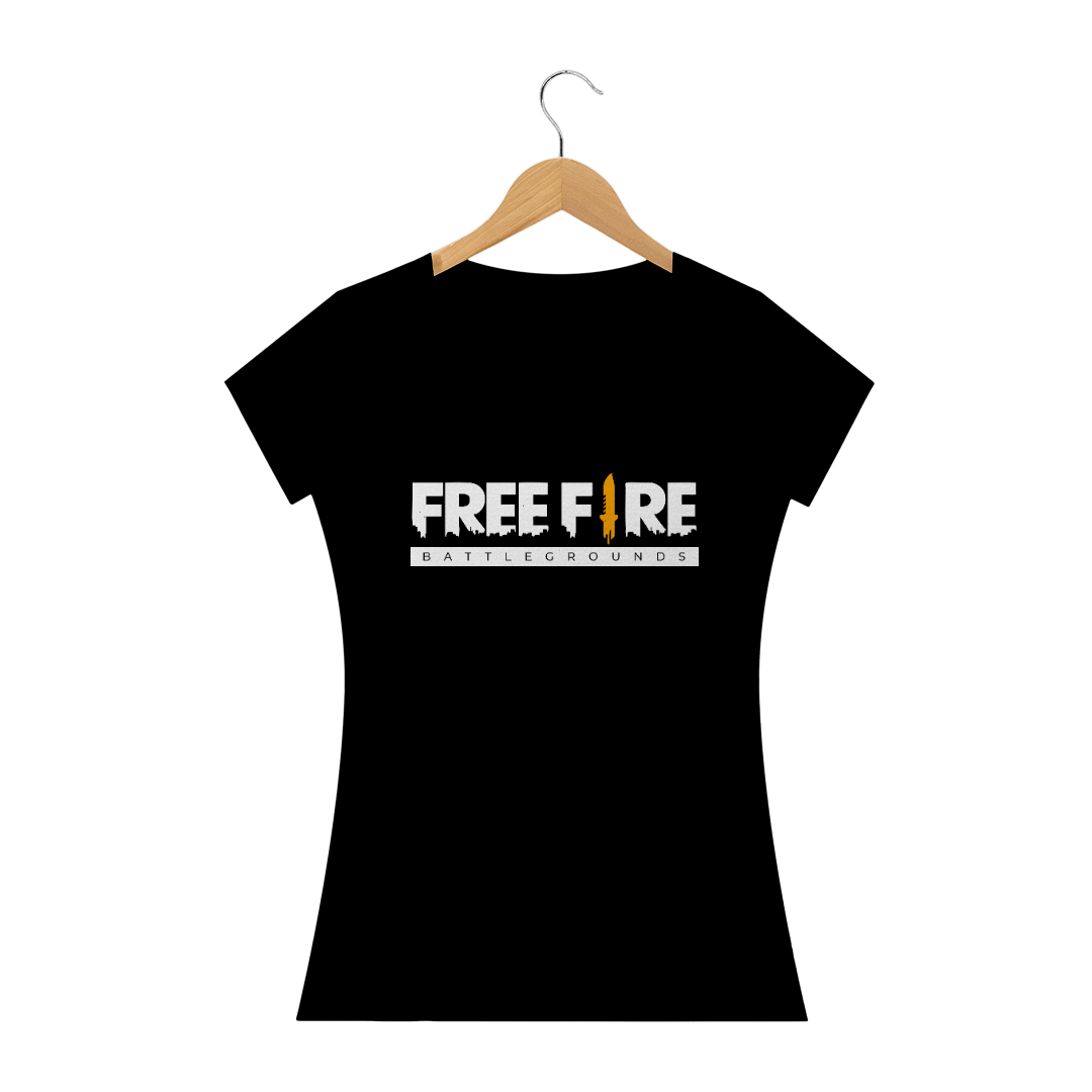 Nome do produto  Camiseta Feminina Free Fire Batlegrounds