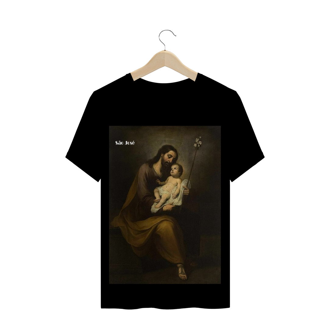 Nome do produto  São José com Menino Jesus - Linha Masculina