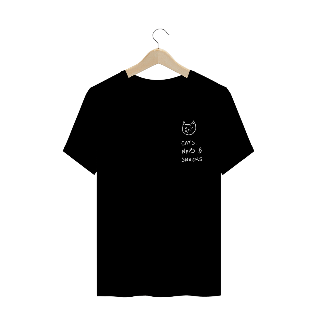 Nome do produto  T-shirt gato: desenho feito a mão