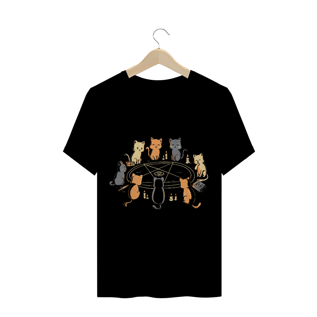 Nome do produto  Camiseta Cat Ritual (gatos)