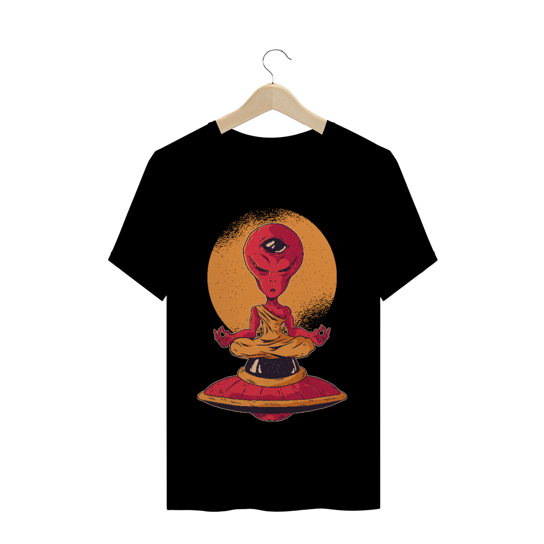 Nome do produto  Camiseta Alien Meditando (aliens)