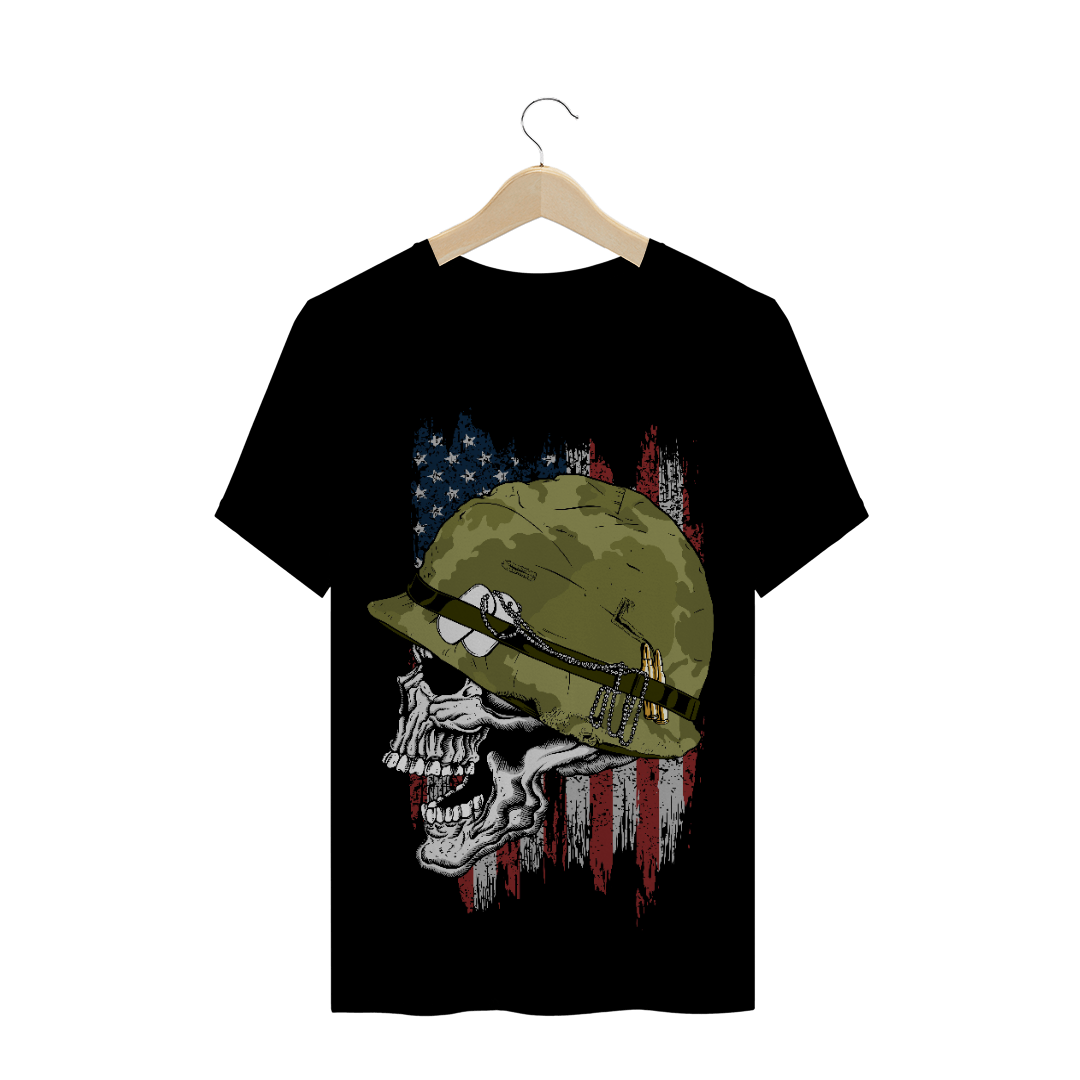 Nome do produto  Camiseta Soldado Americano Skull (caveiras)