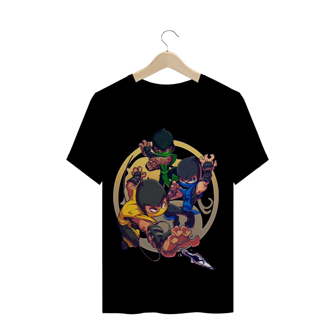 Nome do produto  Camiseta Mortal Kombat Chibi (personagens)
