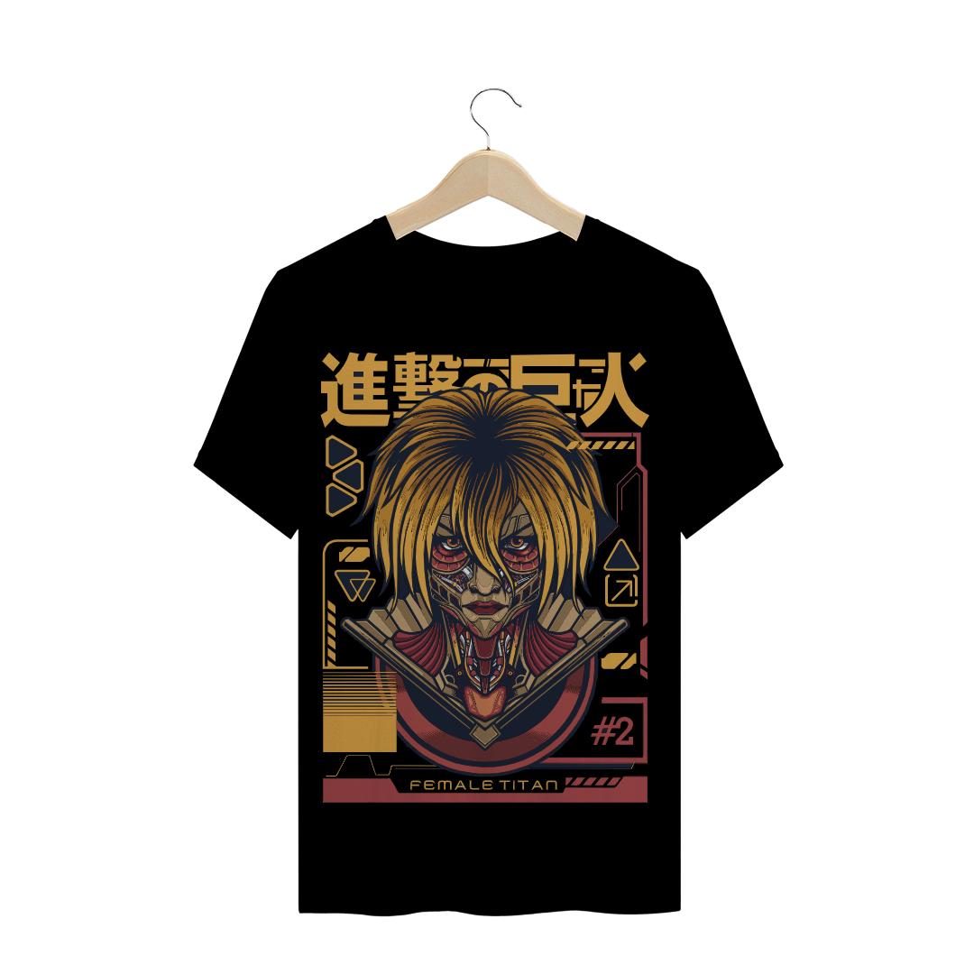 Nome do produto  Camiseta Attack On titan Female titan