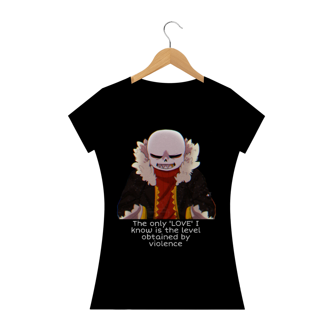Nome do produto  Camiseta Underfell Sans 