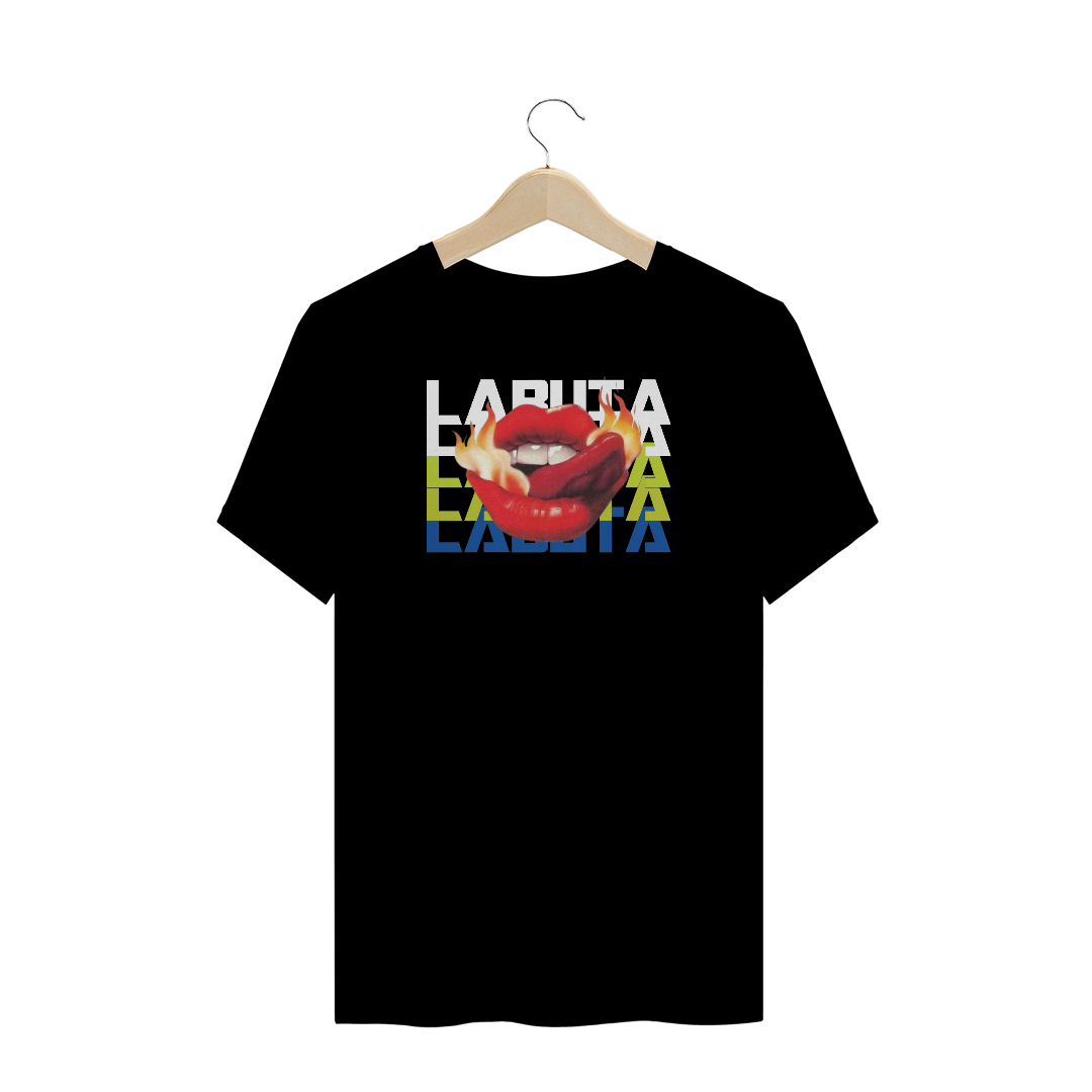 Nome do produto  Camiseta Labuta - Hot Kiss .blck