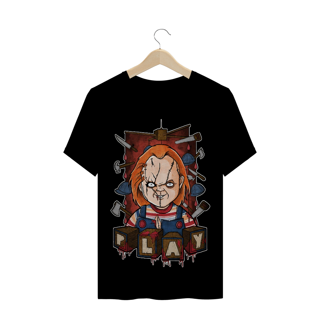 Nome do produto  Camiseta Chucky  (halloween,personagens))