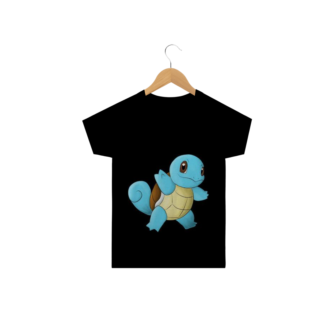 Nome do produto  camiseta infantil squirtle