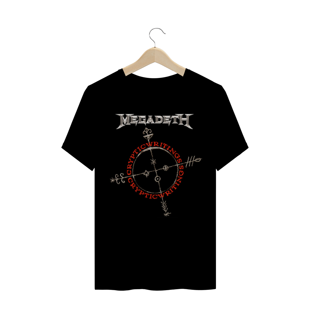 Nome do produto  Camiseta Megadeth Cryptic Writings