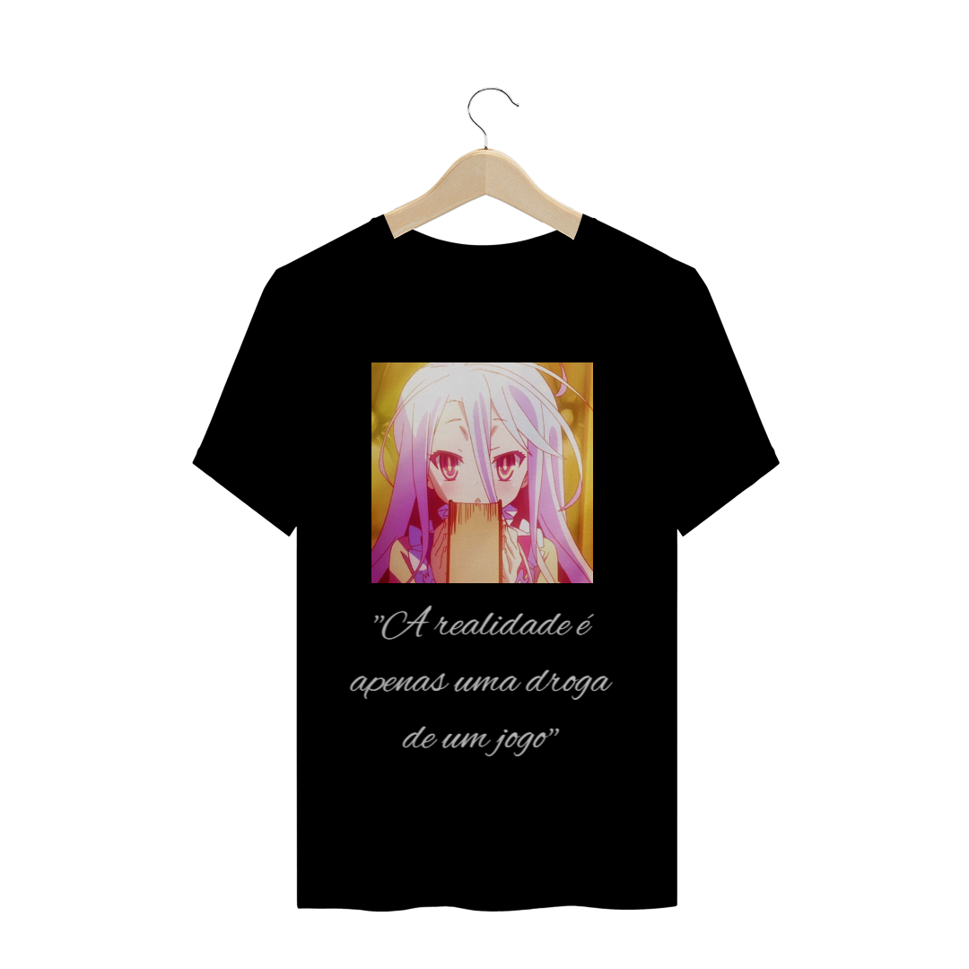 Nome do produto  Camisa No Game No Life Unisex Shiro