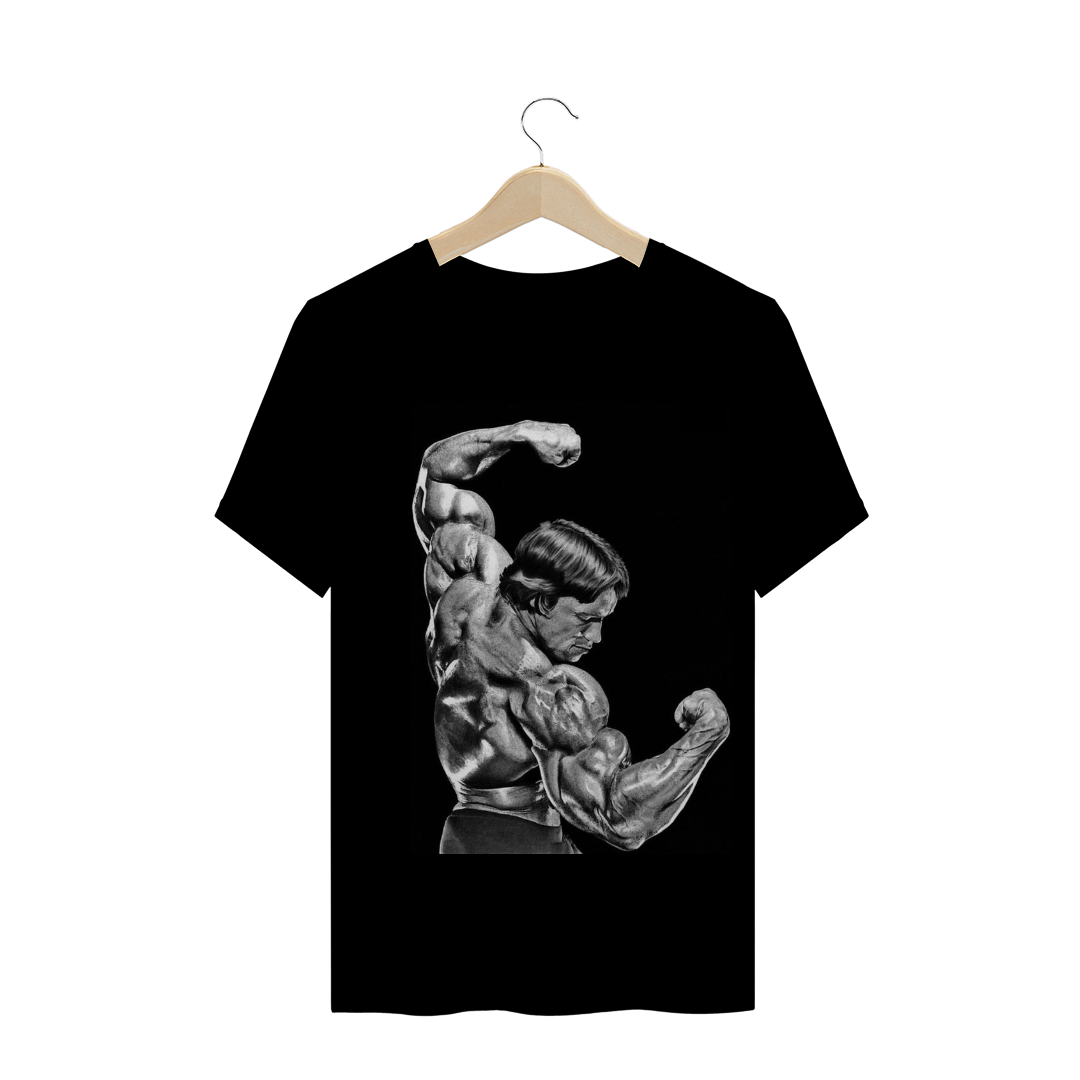 Nome do produto: BraveStrong Camiseta Arnold Schwarzenegger Old School
