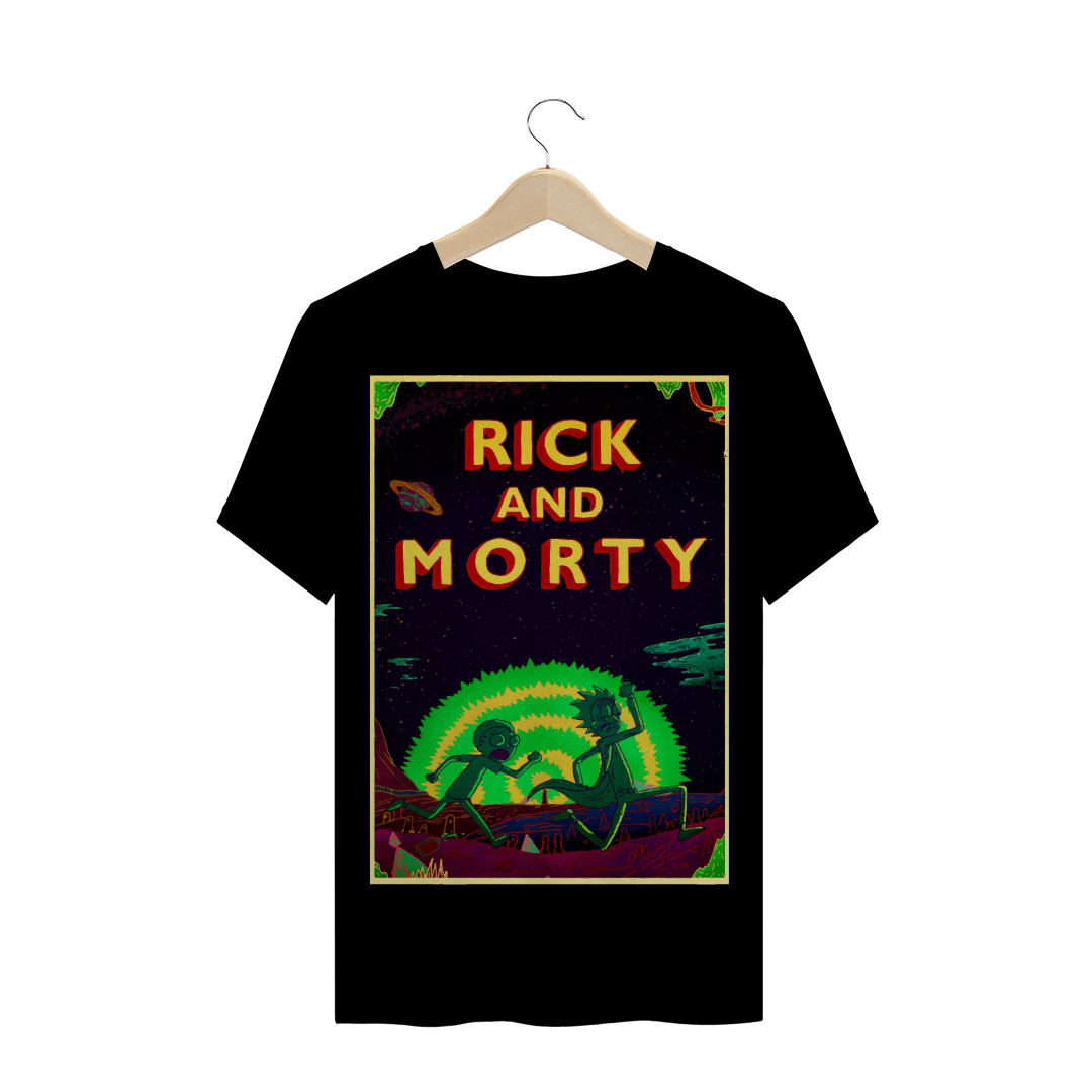 Nome do produto  Camiseta Rock And Morty 