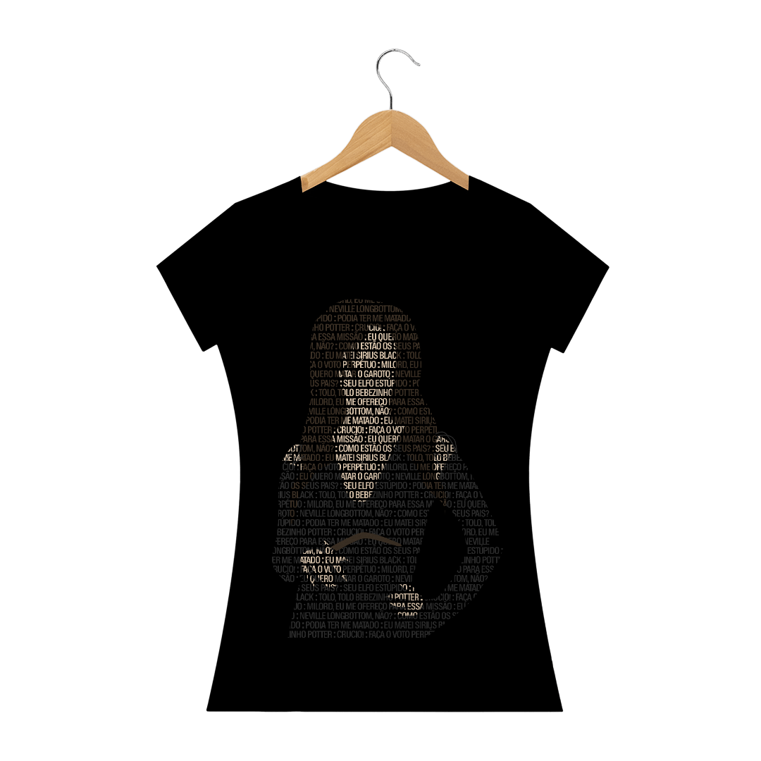 Nome do produto  Camisa Feminina Frases Bellatrix Lestrange