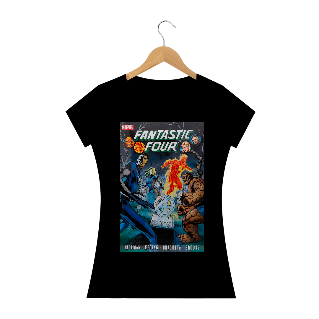 Nome do produto  Camiseta Baby Look 4 Fantásticos - Heróis