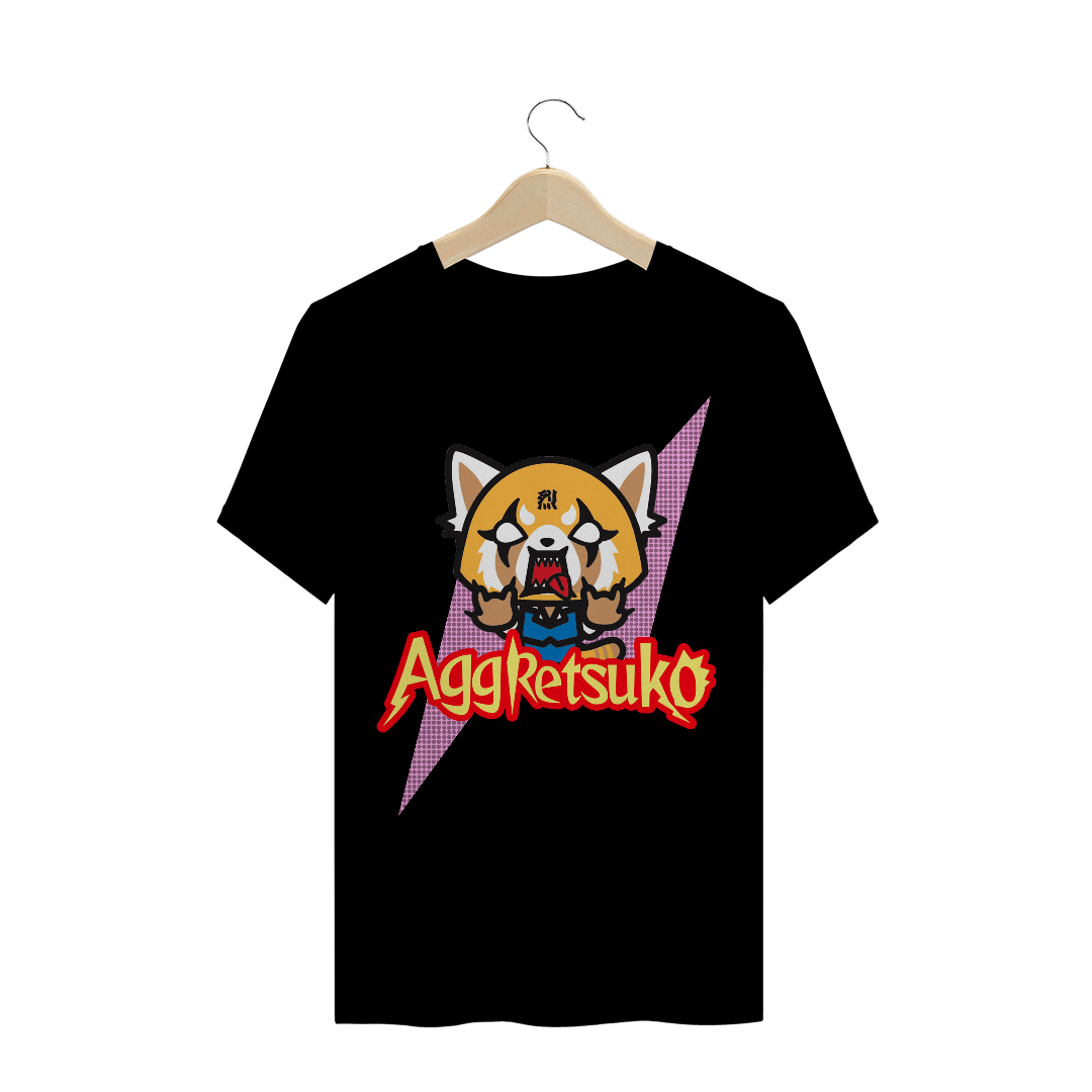 Nome do produto  Camiseta Aggretsuko Metal Rage - Cartoons/Animes