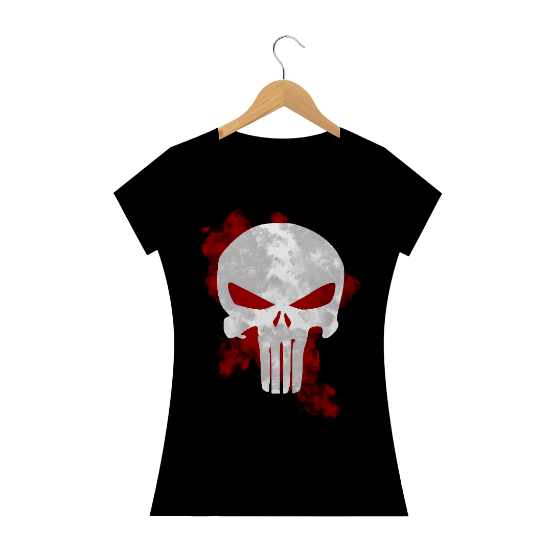 Nome do produto  Camiseta Baby Look Justiceiro - Heróis 