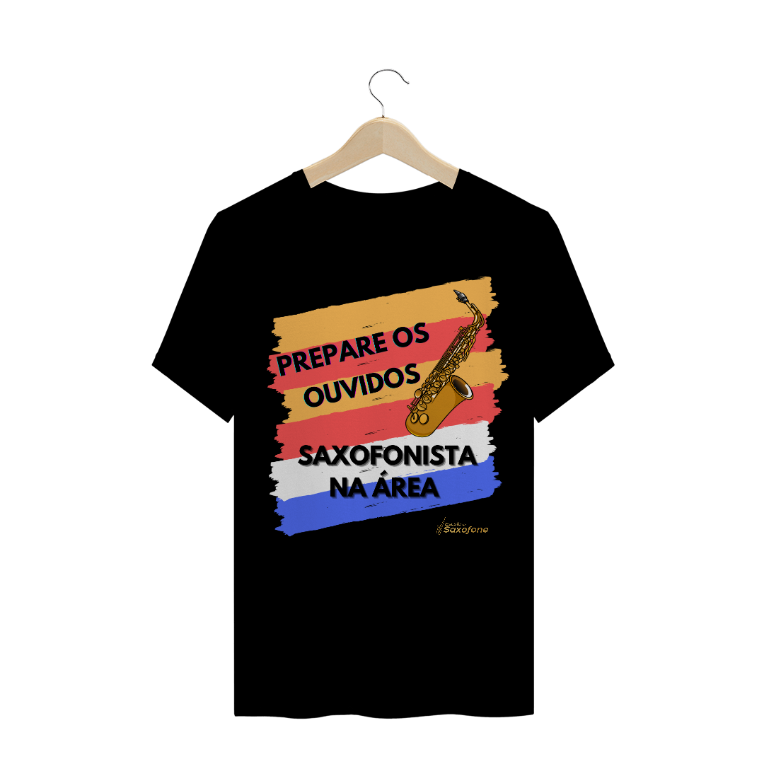Camiseta Saxofonista na área
