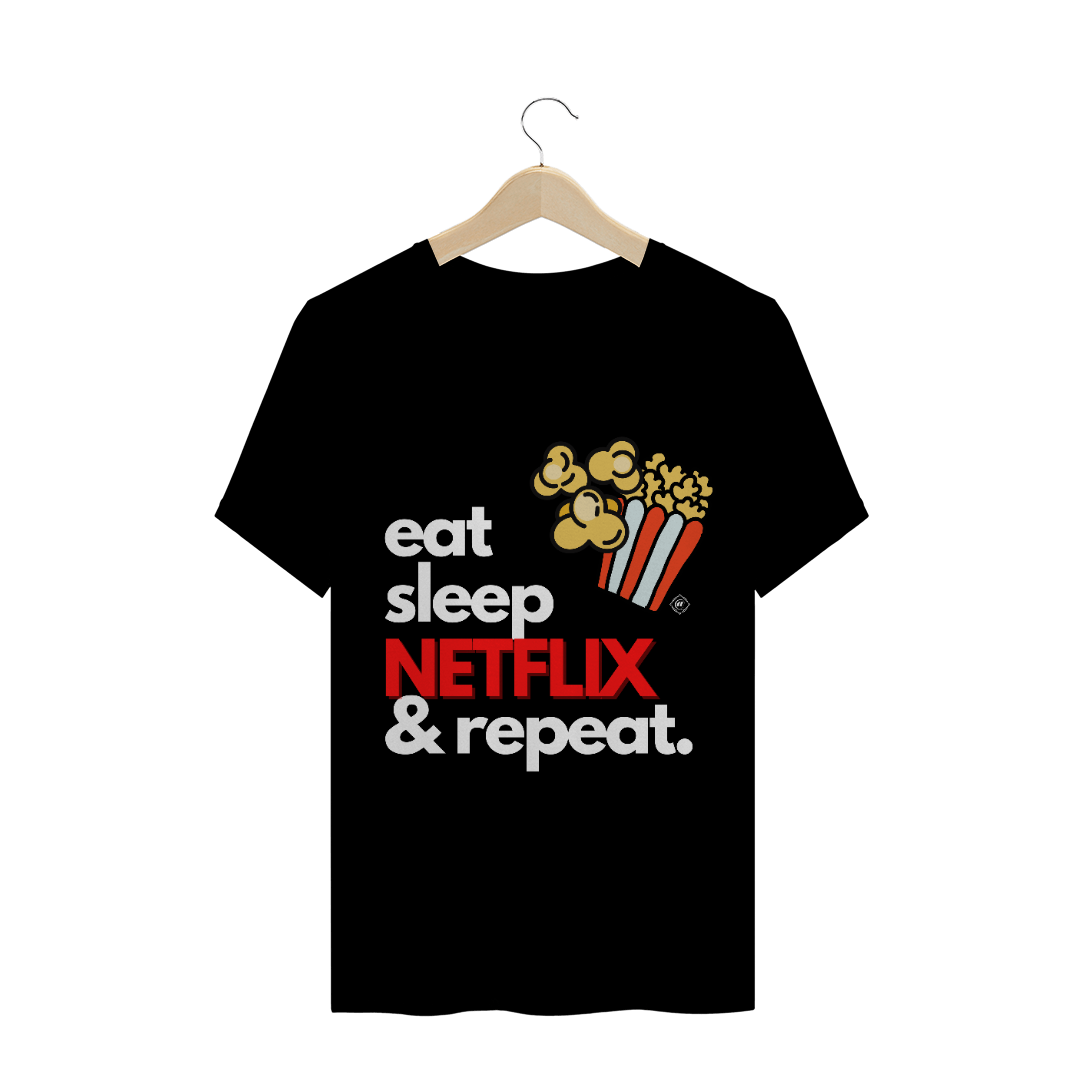 Nome do produto  Netflix Plus - Preta ou Azul (T-Shirt Plus)