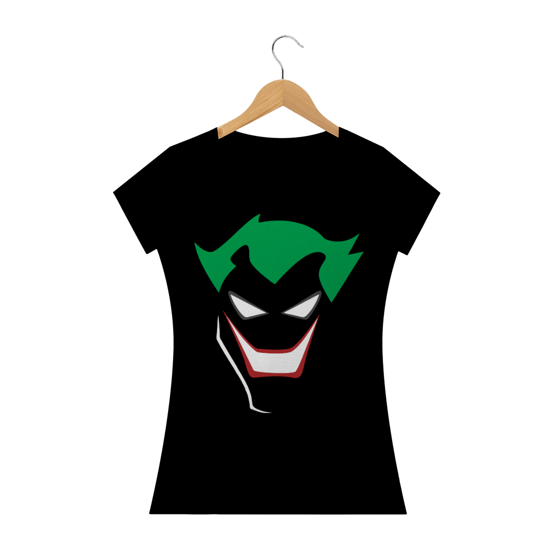 Nome do produto  Coringa Minimalista - Camiseta Babylook