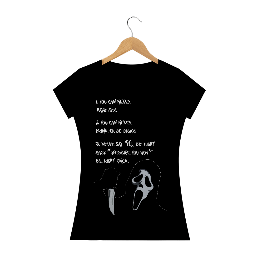 Nome do produto: Ghostface Scream Camiseta Preta 