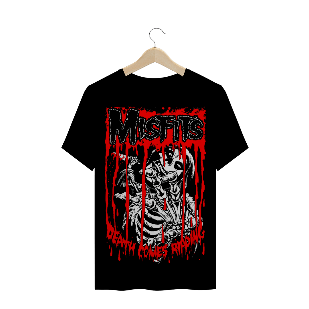 Nome do produto  Camiseta Misfits - Death Comes Ripping