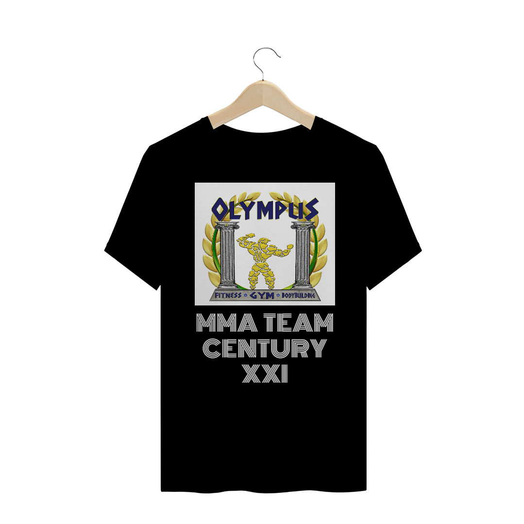 Nome do produto  Camiseta Plus Size - Olympus Club Gym - MMA - Black/Blue Mod.II Tam.G1/G4
